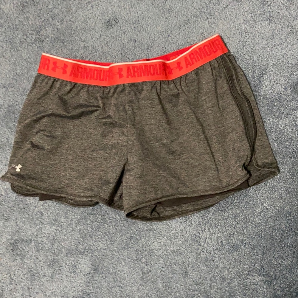 Under Amour grey lined shorts